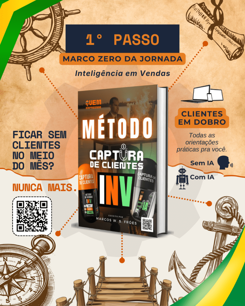 Palestra Comunicação Que Conquista primeiro passo jornada captura de clientes metodo inv